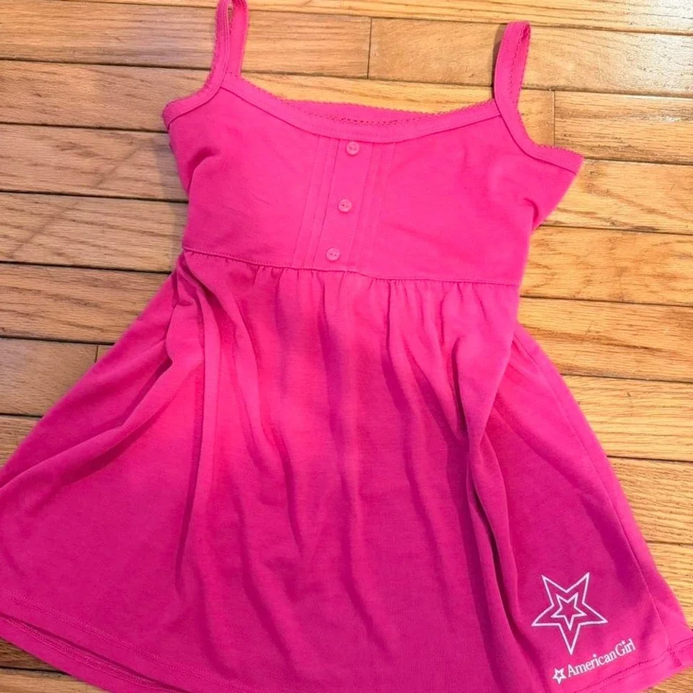 Y2K 2000s style‎ American Girl pink babydoll dress with star detail